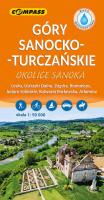 Mapa - Góry Sanocko-Turczańskie 1:50 000. Autor:   Praca zbiorowa. SmakLiter.pl Okładka książki Mapa - Góry Sanocko-Turczańskie 1:50 000