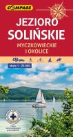 Mapa - Jezioro Solińskie, Myczkowieckie i okolice. Autor:   Praca zbiorowa. SmakLiter.pl Okładka książki Mapa - Jezioro Solińskie, Myczkowieckie i okolice