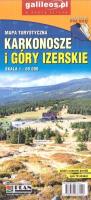 Mapa - Karkonosze i góry izraelskie 1:50 000. Autor: Opracowanie zbiorowe. SmakLiter.pl Okładka książki Mapa - Karkonosze i góry izraelskie 1:50 000