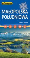 Mapa - Małopolska Południowa 1:100 000. Wydawca: Compass. SmakLiter.pl Opakowanie Mapa - Małopolska Południowa 1:100 000