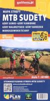 Mapa - MTB Sudety 1:60 000. Autor:   Praca zbiorowa. SmakLiter.pl Okładka książki Mapa - MTB Sudety 1:60 000