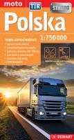 Okładka książki Mapa Polski TIR 1:750 000