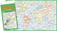 Mapa świata Dinozaury Kolorowanka XL-kolor 2 sztuki. Wydawca: Jako. SmakLiter.pl Opakowanie Mapa świata Dinozaury Kolorowanka XL-kolor 2 sztuki