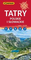 Mapa - Tatry Polskie i Słowackie 1:50 000. Wydawca: Compass. SmakLiter.pl Opakowanie Mapa - Tatry Polskie i Słowackie 1:50 000