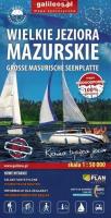 Mapa - Wielkie Jeziora Mazurskie 1:50 000. Autor:   Praca zbiorowa. SmakLiter.pl Okładka książki Mapa - Wielkie Jeziora Mazurskie 1:50 000