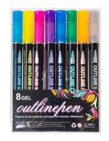 Opakowanie Marker outline Shine 8 kolorów
