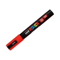 Opakowanie Marker PC-5M czerwony Posca Uni paczka 12 szt.