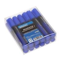 Opakowanie Marker permamentny okrągły niebieski (12szt)