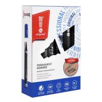 Opakowanie Marker permanentny niebieski (12szt) MemoBe