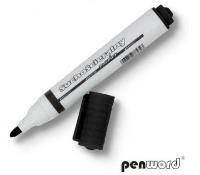 Opakowanie Marker suchościeralny czarny (12szt)