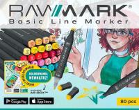 Opakowanie Markery Basic Line 80szt + Kolorowanka