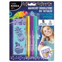 Opakowanie Markery do tatuażu A z szablonami 3 kolory