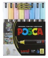 Opakowanie Markery PC-1MR soft colors pastelowe kolory Posca Uni