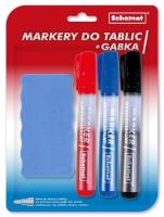 Opakowanie Markery suchościeralne do tablic + gąbka