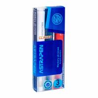 Markery trójkątne akrylowe Astrapen Classic 3 kolory. Wydawca: ASTRA art-pap. SmakLiter.pl Opakowanie Markery trójkątne akrylowe Astrapen Classic 3 kolory