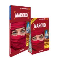 Maroko light: przewodnik + mapa. Autor: Hanaf Grażyna. SmakLiter.pl Okładka książki Maroko light: przewodnik + mapa