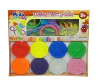 Opakowanie Masa plastyczna z akcesoriami 8 kolorów