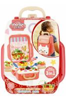 Opakowanie Masa plastyczna z akcesoriami w walizce owoce warzywa