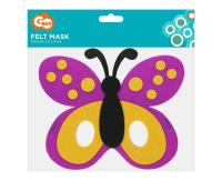 Opakowanie Maska filcowa motylek 18x15.5cm
