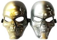 Opakowanie Maska Halloween złoto-srebrna