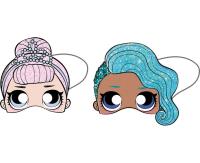 Opakowanie Maski papierowe LOL Glitterati 6szt