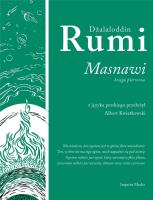 Masnawi. Autor: Dżalaloddin Rumi. SmakLiter.pl Okładka książki Masnawi