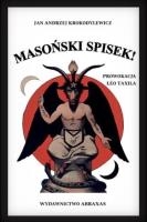 Masoński spisek! Prowokacja Leo Taxila. Autor: Jan Andrzej Krokodylewicz. SmakLiter.pl Okładka książki Masoński spisek! Prowokacja Leo Taxila