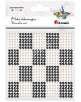 Opakowanie Mata dekoracyjna 10x10cm perełki, kryształki