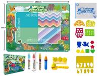 Opakowanie Mata do kolorowania wodnym pisakiem dino 150x100cm