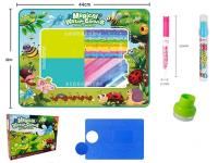 Opakowanie Mata do kolorowania wodnym pisakiem owady 44x32cm