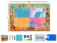 Opakowanie Mata do kolorowania wodnym pisakiem safari 80x60cm