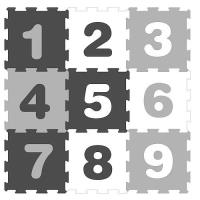 Opakowanie Mata piankowa cyfry