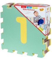 Mata piankowa pastelowa Cyfry. Wydawca: Smily Play. SmakLiter.pl Opakowanie Mata piankowa pastelowa Cyfry