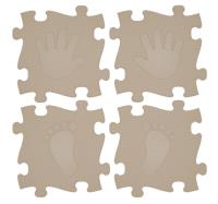 Opakowanie Mata podłogowa sensoryczna 16 el. Magic Set Beż