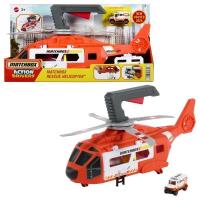 Matchbox Helikopter ratunkowy. Wydawca: Mattel. SmakLiter.pl Opakowanie Matchbox Helikopter ratunkowy