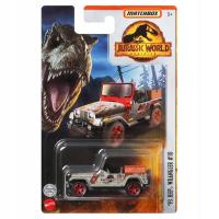 Opakowanie Matchbox Jurassic World 1993 Jeep Wrangler