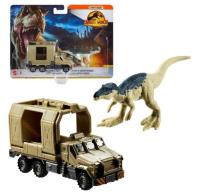 Opakowanie Matchbox Jurassic World Transporter z Baryonyxem