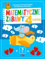 Matematyczne zabawy dla 4-latka. Autor:   Praca zbiorowa. SmakLiter.pl Okładka książki Matematyczne zabawy dla 4-latka