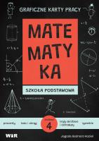 Okładka książki Matematyka. Graficzne karty pracy dla SP zestaw 4