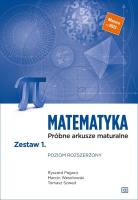 Matematyka Próbne arkusze maturalne Zestaw 1 Poziom rozszerzony. Autor: Ryszard Pagacz, Marcin Wesołowski, Tomasz Szwed. SmakLiter.pl Okładka książki Matematyka Próbne arkusze maturalne Zestaw 1 Poziom rozszerzony