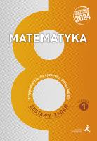 Matematyka. Przygotowanie do egzaminu ósmoklasisty. Zestawy zadań. Wersja 1. Autor: Grochowalska Marzenna, Janowicz Jerzy, Lech Jacek. SmakLiter.pl Okładka książki Matematyka. Przygotowanie do egzaminu ósmoklasisty. Zestawy zadań. Wersja 1