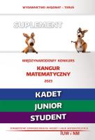 Matematyka z wesołym kangurem Kadet/Junior.... Autor:   Praca zbiorowa. SmakLiter.pl Okładka książki Matematyka z wesołym kangurem Kadet/Junior...