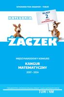Matematyka z wesołym kangurem kat. Żaczek 2024. Autor:   Praca zbiorowa. SmakLiter.pl Okładka książki Matematyka z wesołym kangurem kat. Żaczek 2024