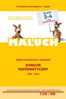 Matematyka z wesołym kangurem kategoria Maluch 202. Autor: Bobiński Zbigniew, Piotr Jędrzejewicz, Brunon Kam. SmakLiter.pl Okładka książki Matematyka z wesołym kangurem kategoria Maluch 202