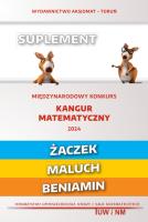 Matematyka z wesołym kangurem - Suplement 2024. Autor:   Praca zbiorowa. SmakLiter.pl Okładka książki Matematyka z wesołym kangurem - Suplement 2024