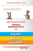 Matematyka z wesołym kangurem Żaczek/Maluch.... Autor:   Praca zbiorowa. SmakLiter.pl Okładka książki Matematyka z wesołym kangurem Żaczek/Maluch...