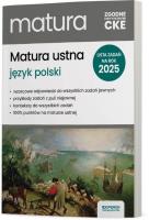 Okładka książki Matura 2025 Język polski Matura ustna ZRiP