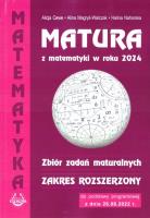 Matura z matematyki 2024 zbiór zadań ZR. Autor: Alicja Cewe, Magryś-Walczak Alina, Halina Nahorska. SmakLiter.pl Okładka książki Matura z matematyki 2024 zbiór zadań ZR