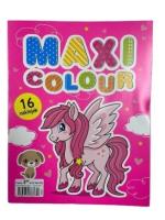 Maxi colour. Jednorożec. Autor:   Praca zbiorowa. SmakLiter.pl Okładka książki Maxi colour. Jednorożec