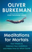 Meditations for Mortals. Autor: Burkeman, Oliver. SmakLiter.pl Okładka książki Meditations for Mortals